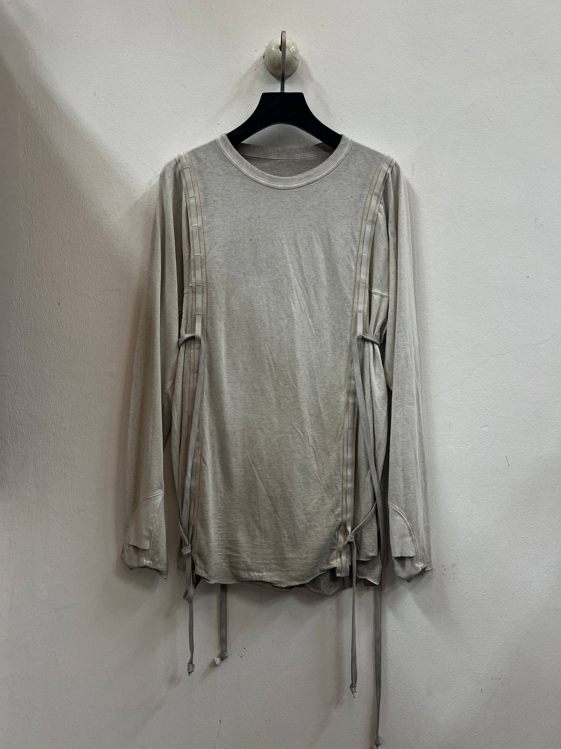 AW24 Boris Bidjan Saberi Paneled Strap Long Sleeve Shirt