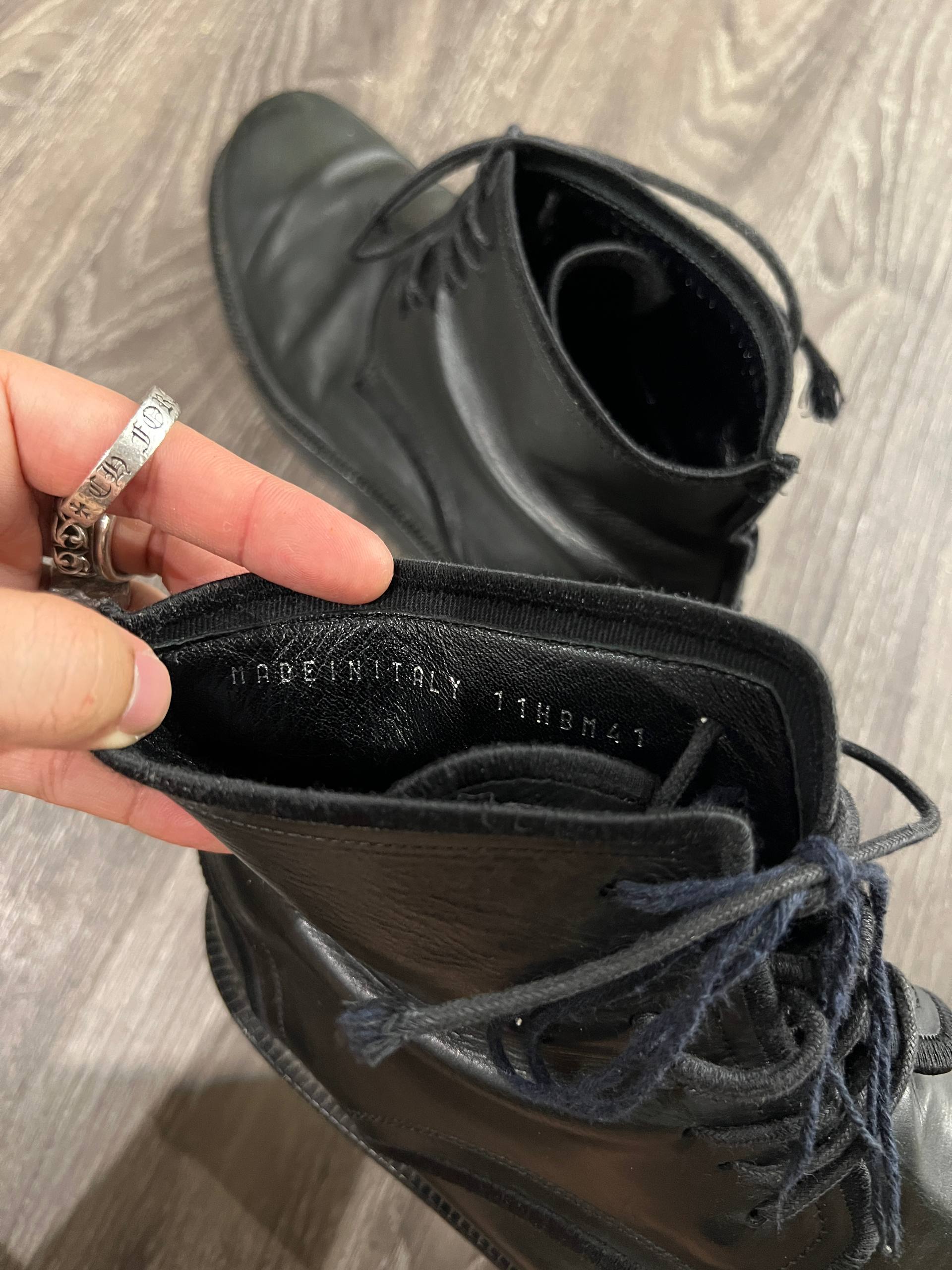 AW11 Dior Homme "Enfold/Unfold" Lace Up Ankle Boots