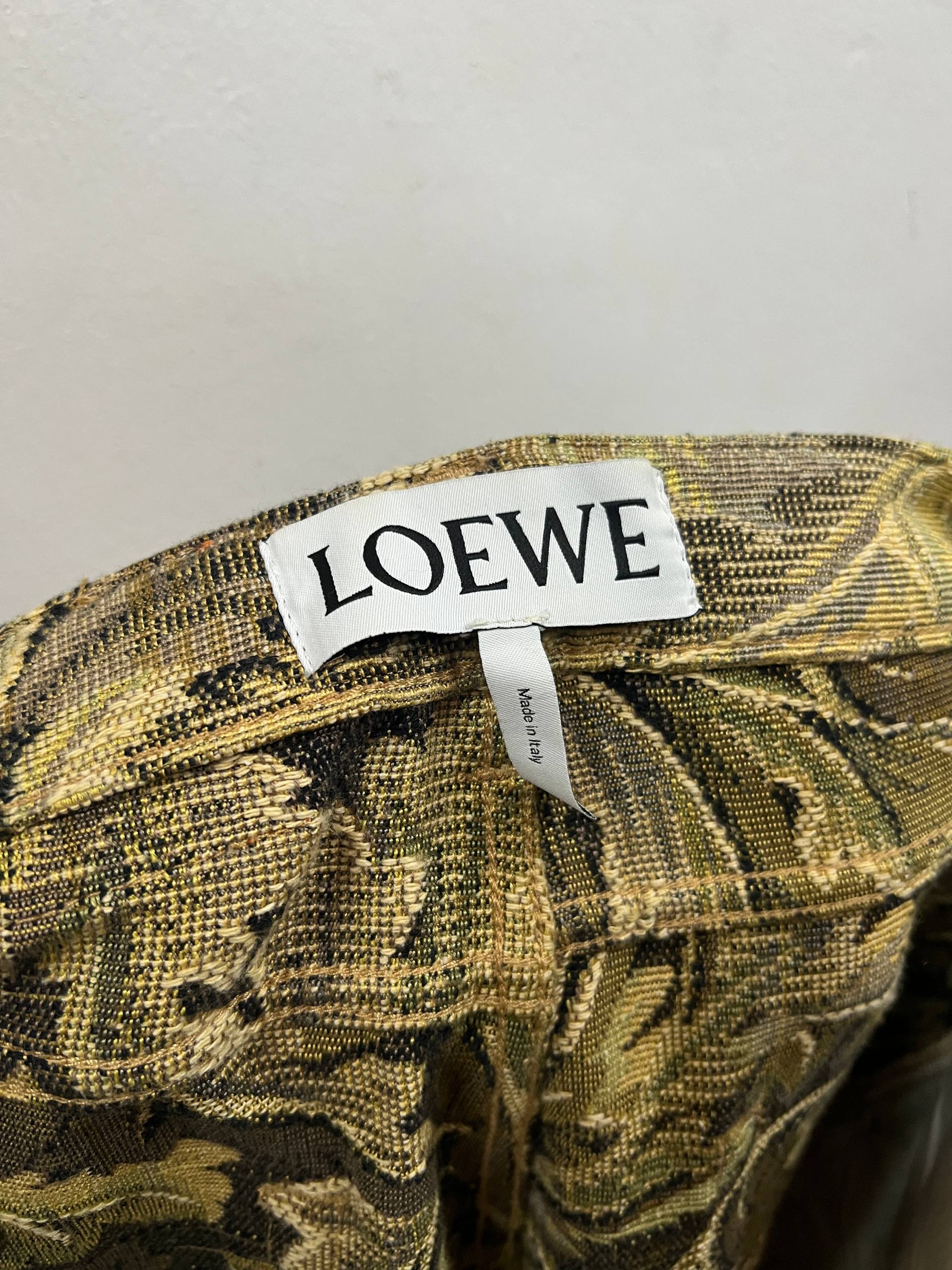 2017 Loewe x William Morris Floral Tapestry Fisherman Pants