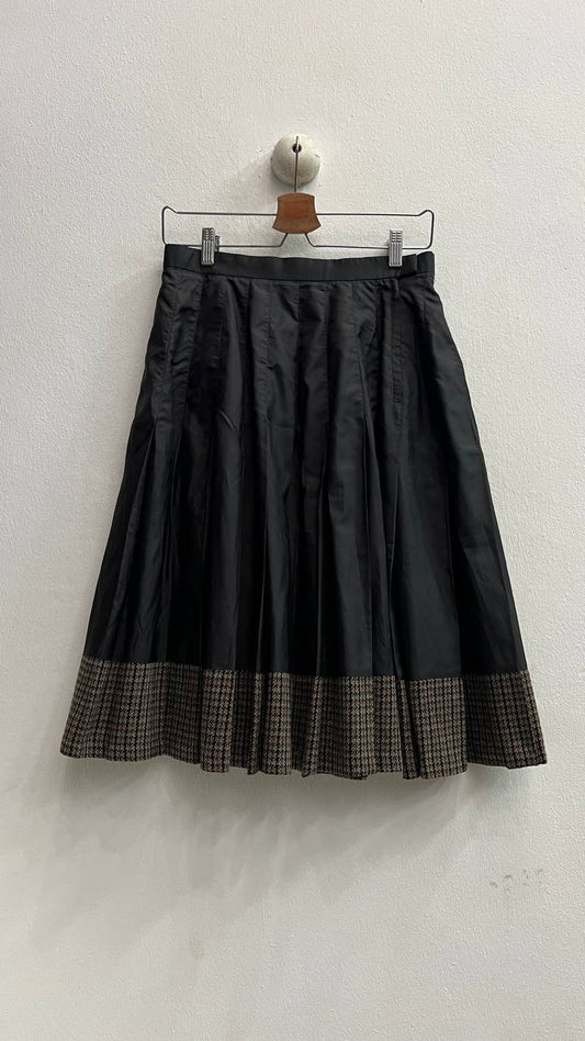 FW00 Junya Watanabe Pleated Wool Skirt