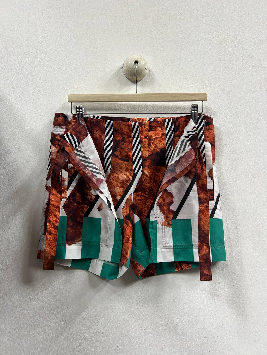 SAMPLE SS18 Issey Miyake Spectrum Wrap Shorts