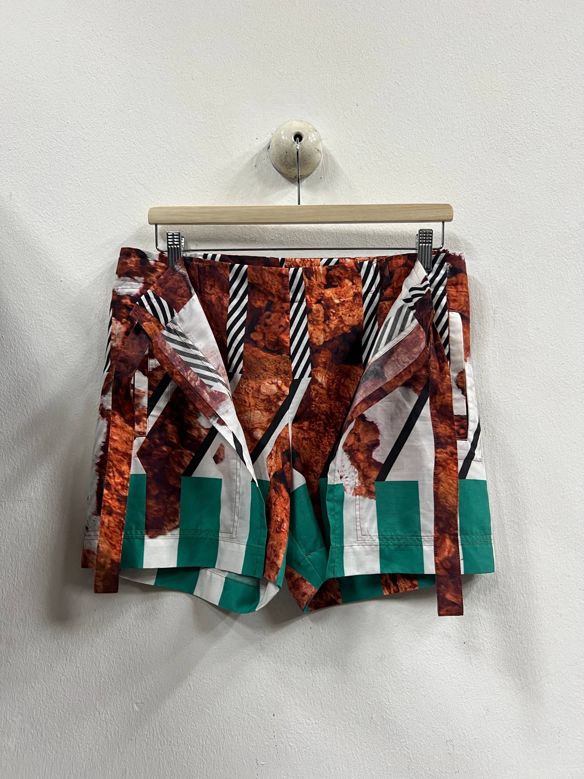 SAMPLE SS18 Issey Miyake Spectrum Wrap Shorts