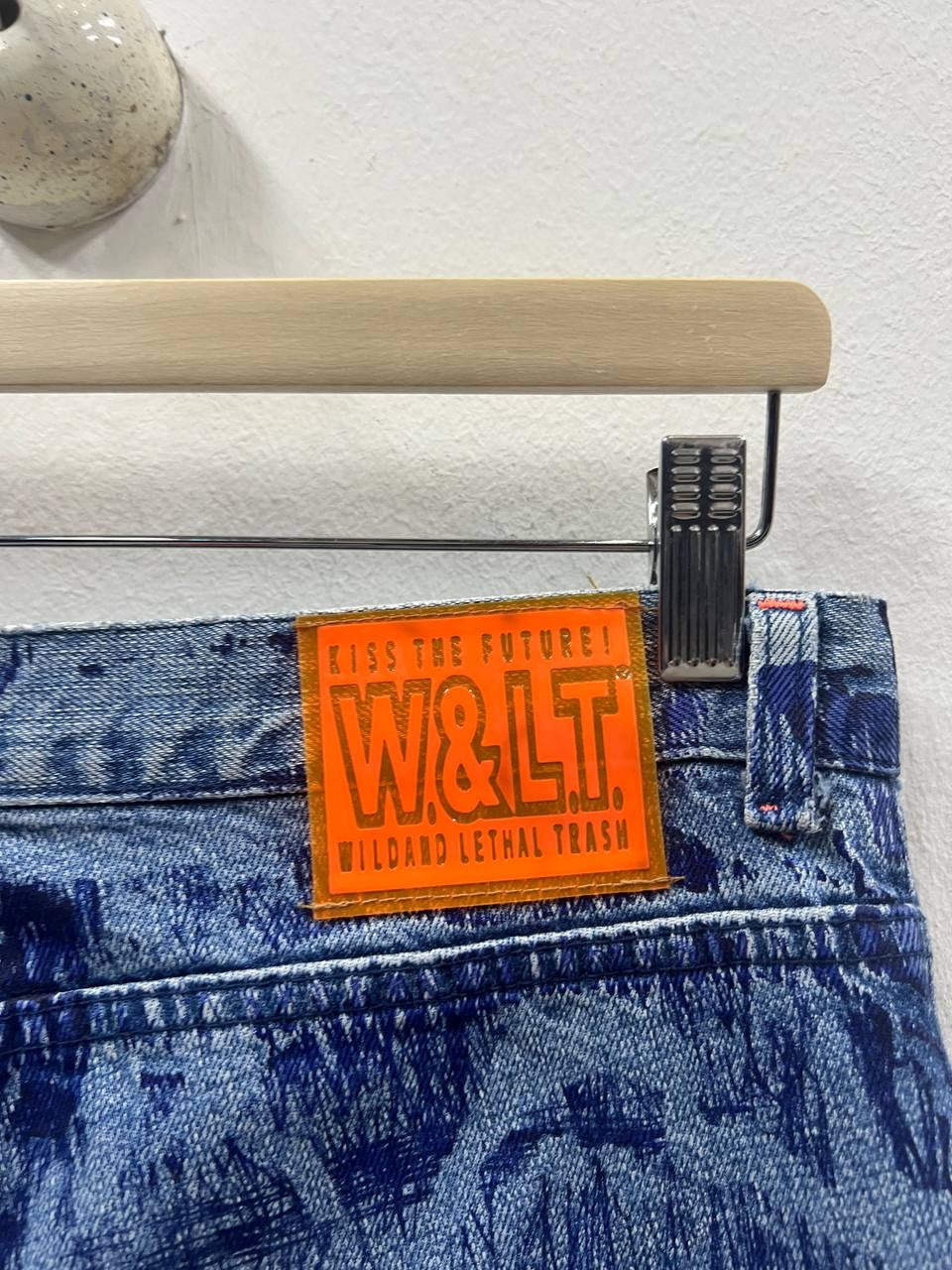 AW97 W&LT Walter Van Beirendonck Pen Scribble Denim