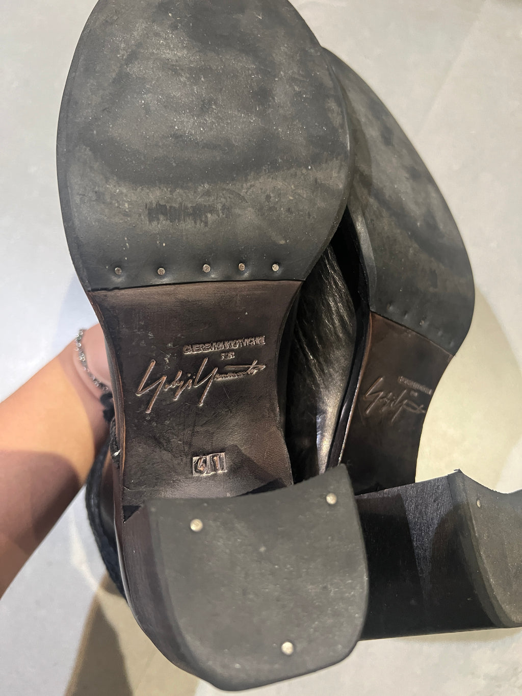 AW21 Yohji Yamamoto x CHEREVICHKIOTVICHKI Wrap Boots