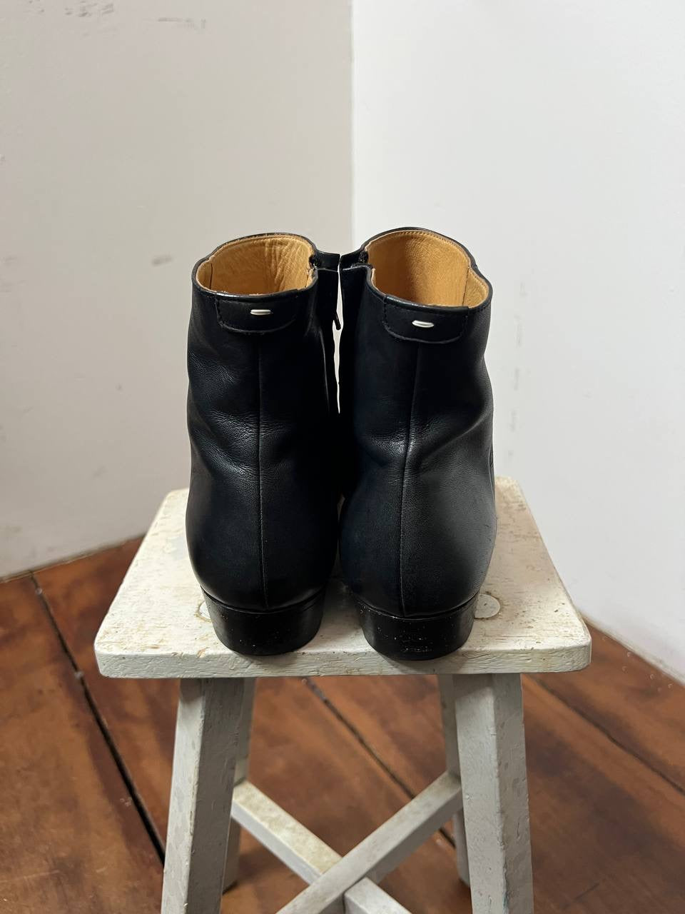 AW08 Maison Martin Margiela Line 22 Hand Painted Skull Boots (Numbered 037/100)