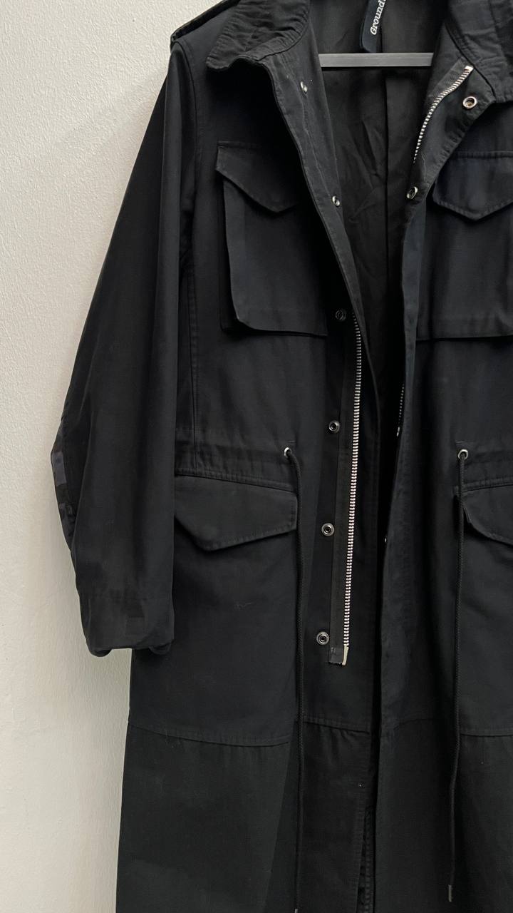 FW21 Yohji Yamamoto GroundY Military Long Coat