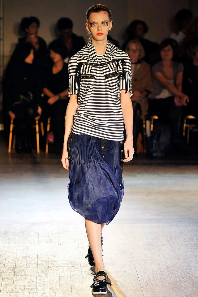 SS09 Tao Comme des Garçons Stripe Gathered Bolero