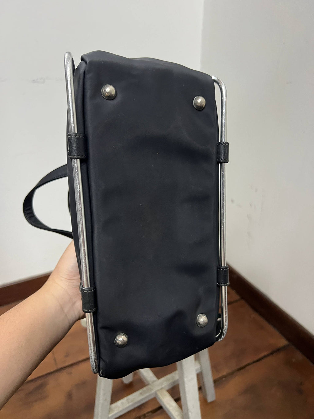 90s Jean Paul Gaultier Pipe Frame 2-way Bag