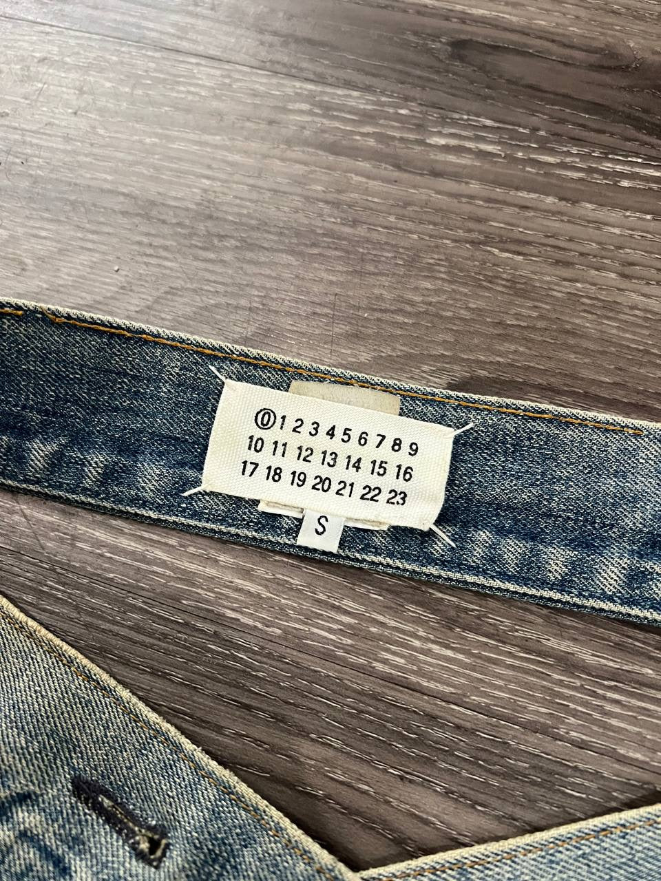 AW99 Maison Martin Margiela Backstitch Artisanal Denim Belt