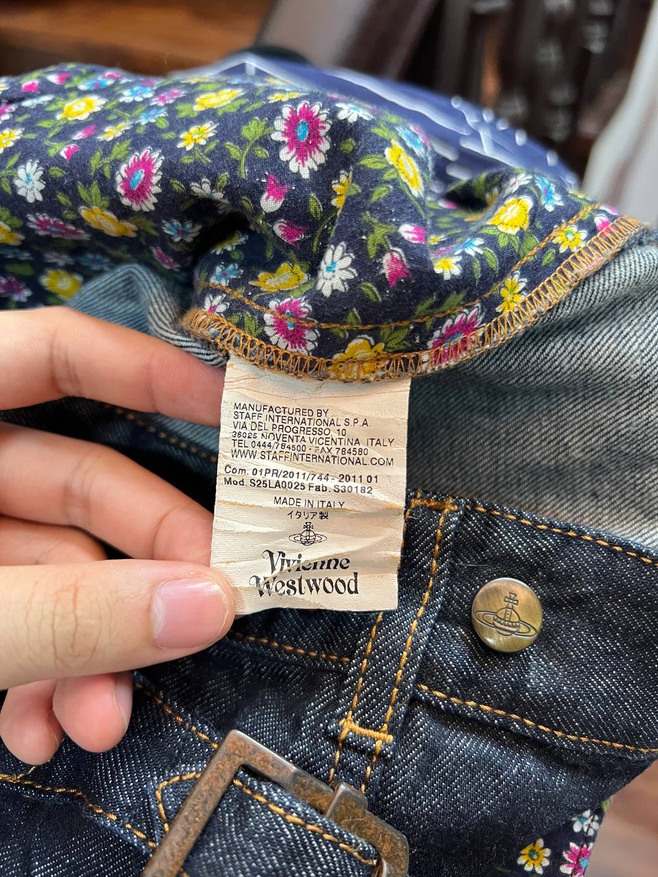 SS11 Vivienne Westwood Heavy Duty Drop Crotch Denim