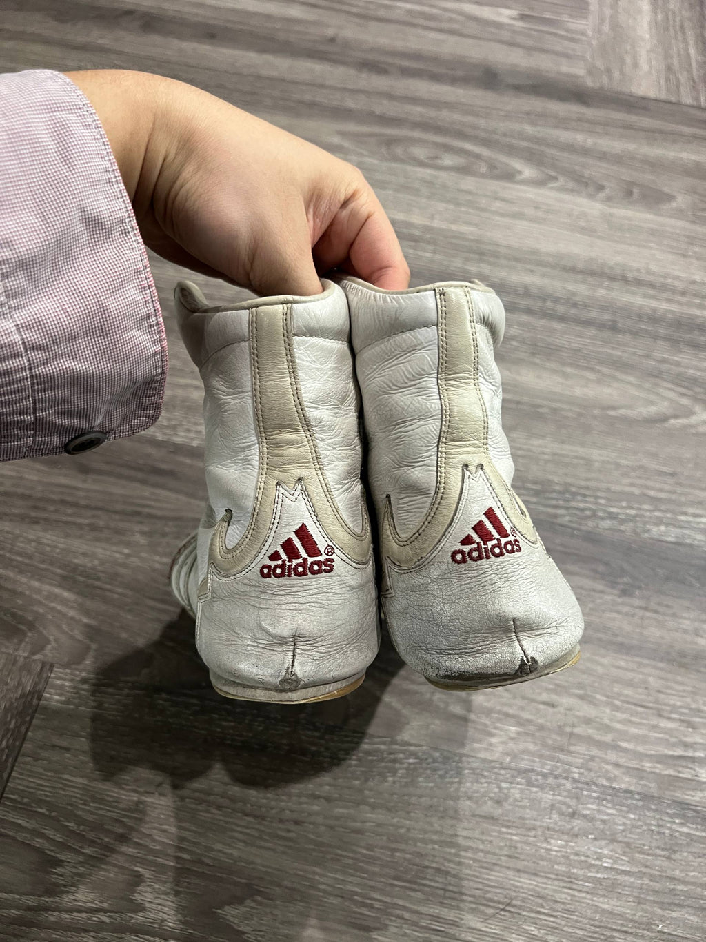 SS02 Yohji Yamamoto x Adidas Prajna Highs Leather Boxing Boots