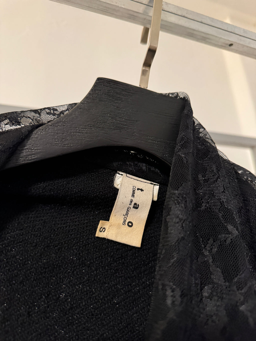 AW10 Tao Comme Des Garcons Floral Lace Top