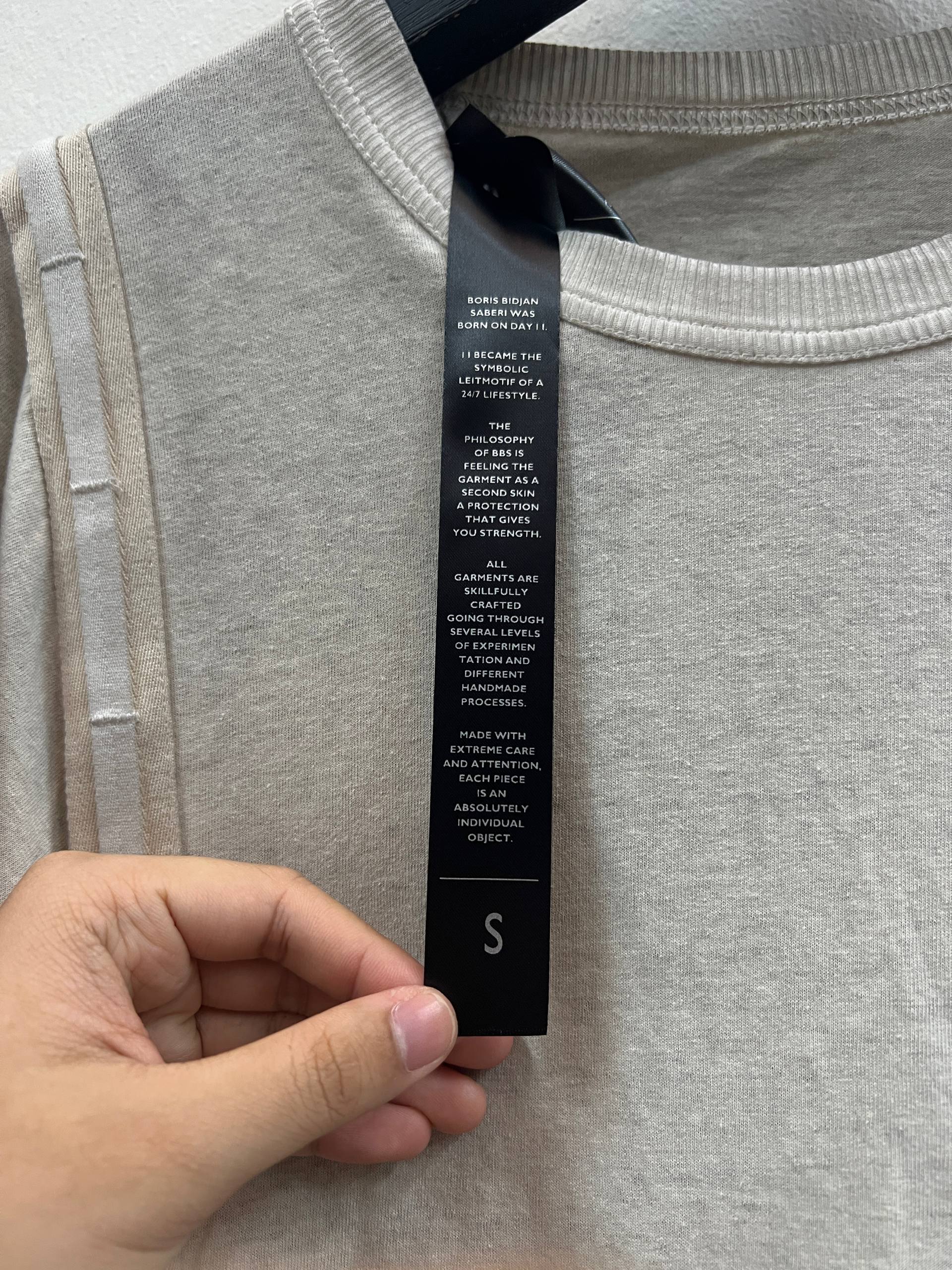 AW24 Boris Bidjan Saberi Paneled Strap Long Sleeve Shirt