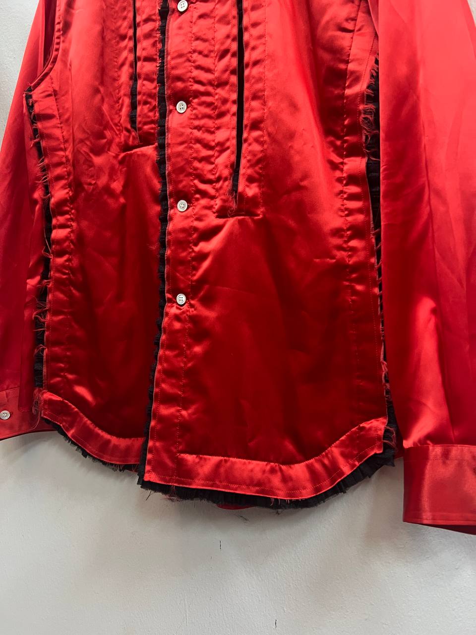 AW18 Comme Des Garcons Frill Distressed Shirt