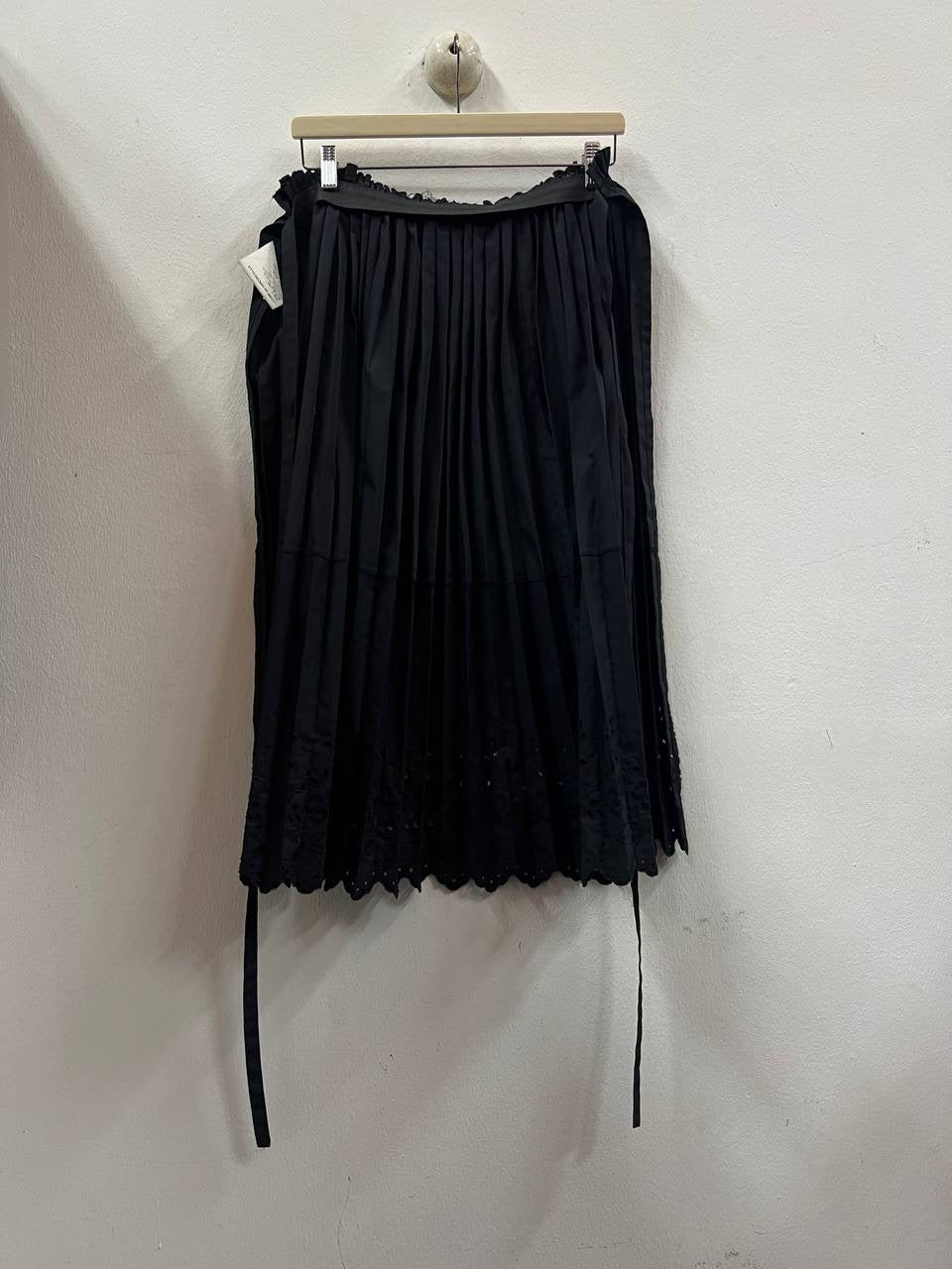 SS02 Comme Des Garcons Pleated Floral Wrap Skirt