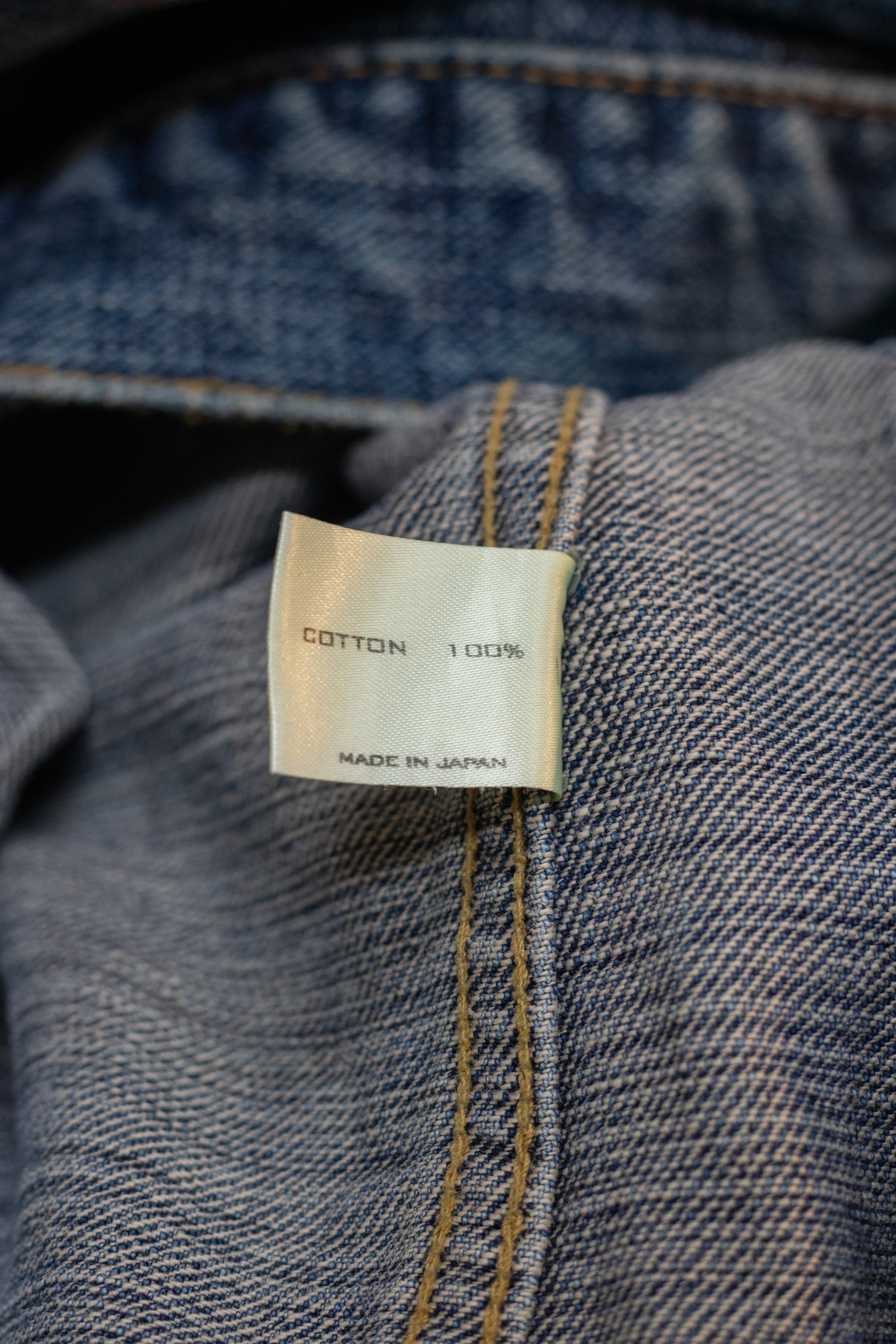 SS04 Number Nine "Dream Baby Dream" Sleeveless Denim Vest