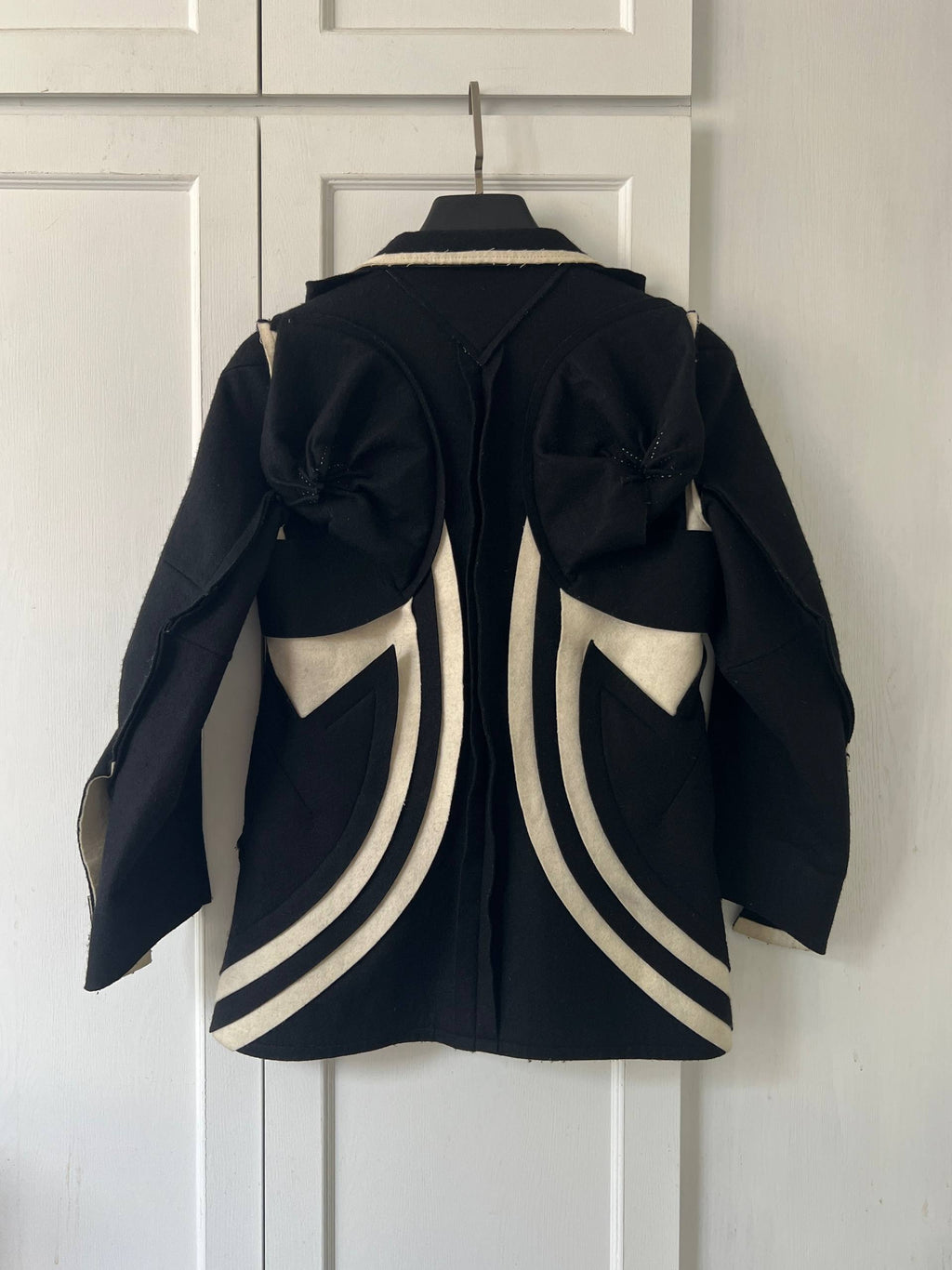 AW05 Undercover “Arts and Crafts” Deconstructed Wool Sculpted Jacket
