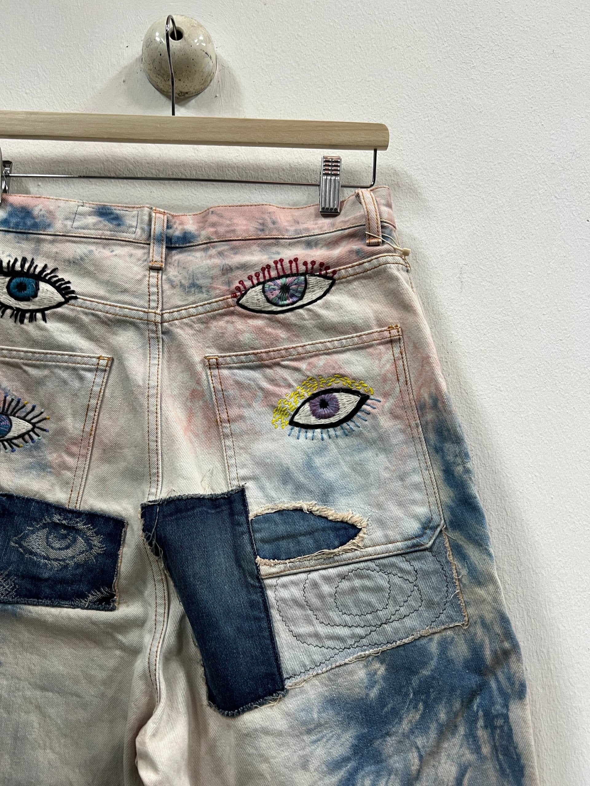 Kapital 14oz Denim 5P Rat Flare Pants (Crazy Dixie Remake)