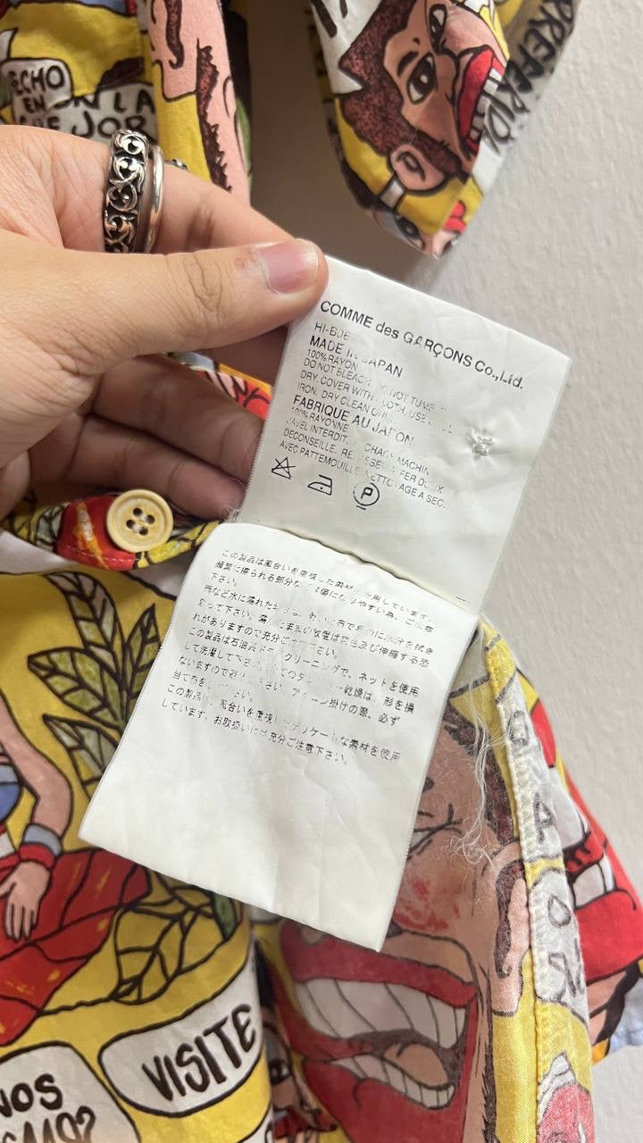 SS03 Comme Des Garcons Homme Cuba Rayon Shirt