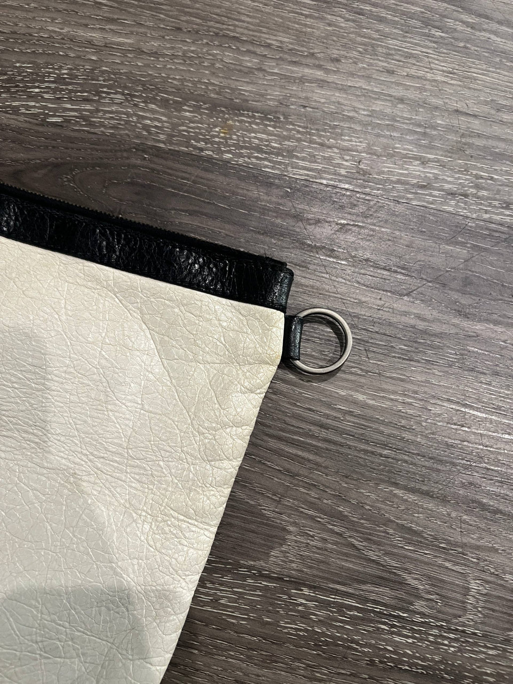 AW13 Balenciaga x Barneys New York Motocross Classic Lambskin Clip Large Clutch