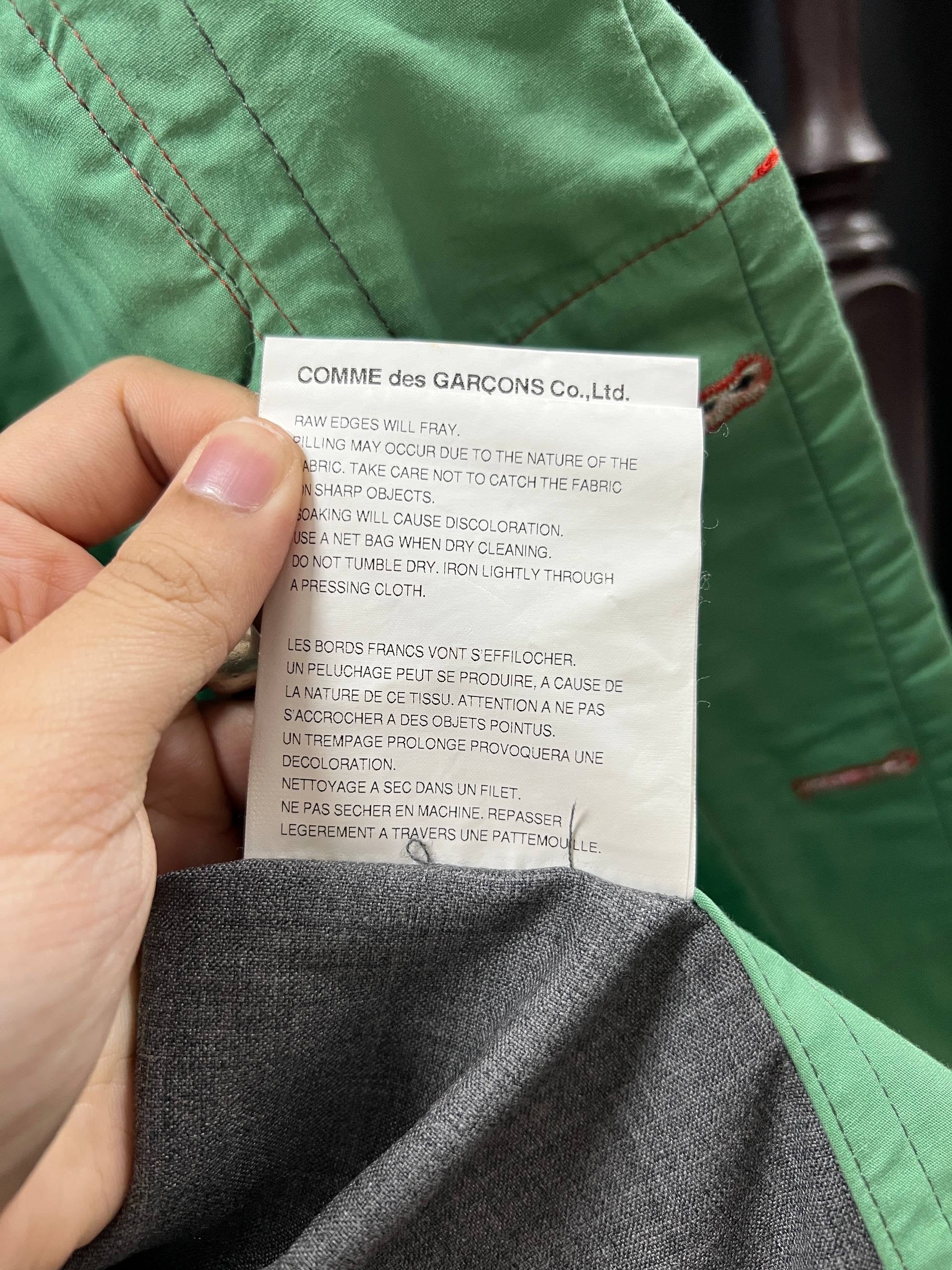 SS10 Comme Des Garcons Homme Plus "Random Collage" Reconstructed Patchwork Jacket