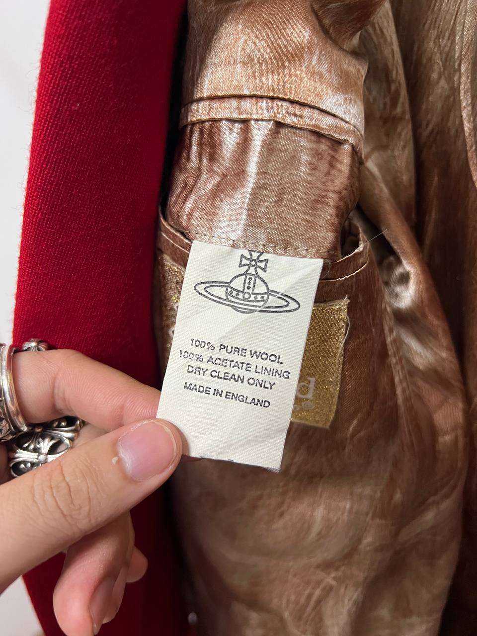 Early 90s Vivienne Westwood Gold Label Double Breasted Red Blazer