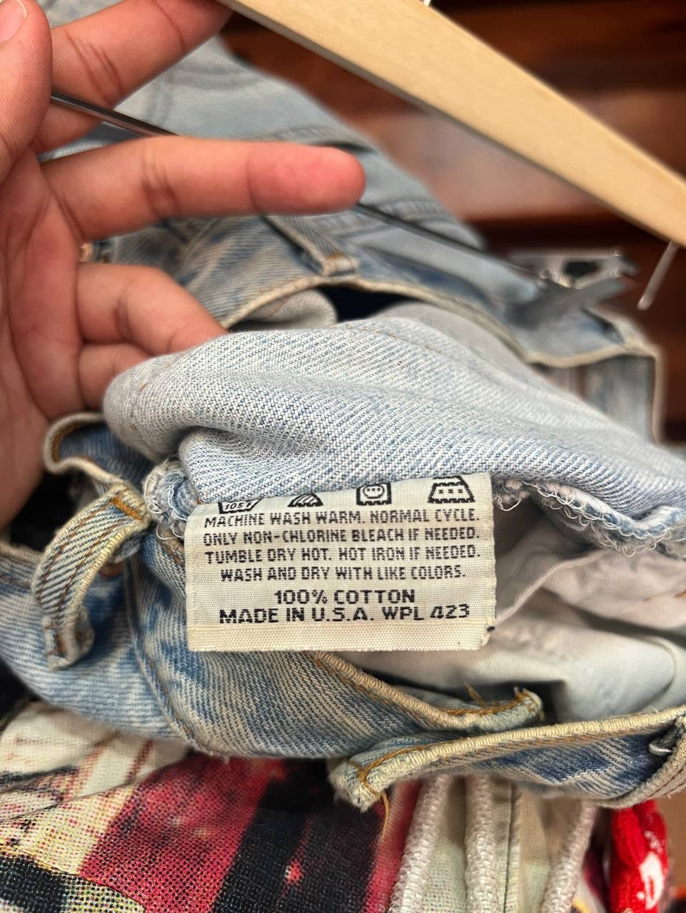 Rebuild by Needles x Levi's Motocross Patchwork Denim Jeans