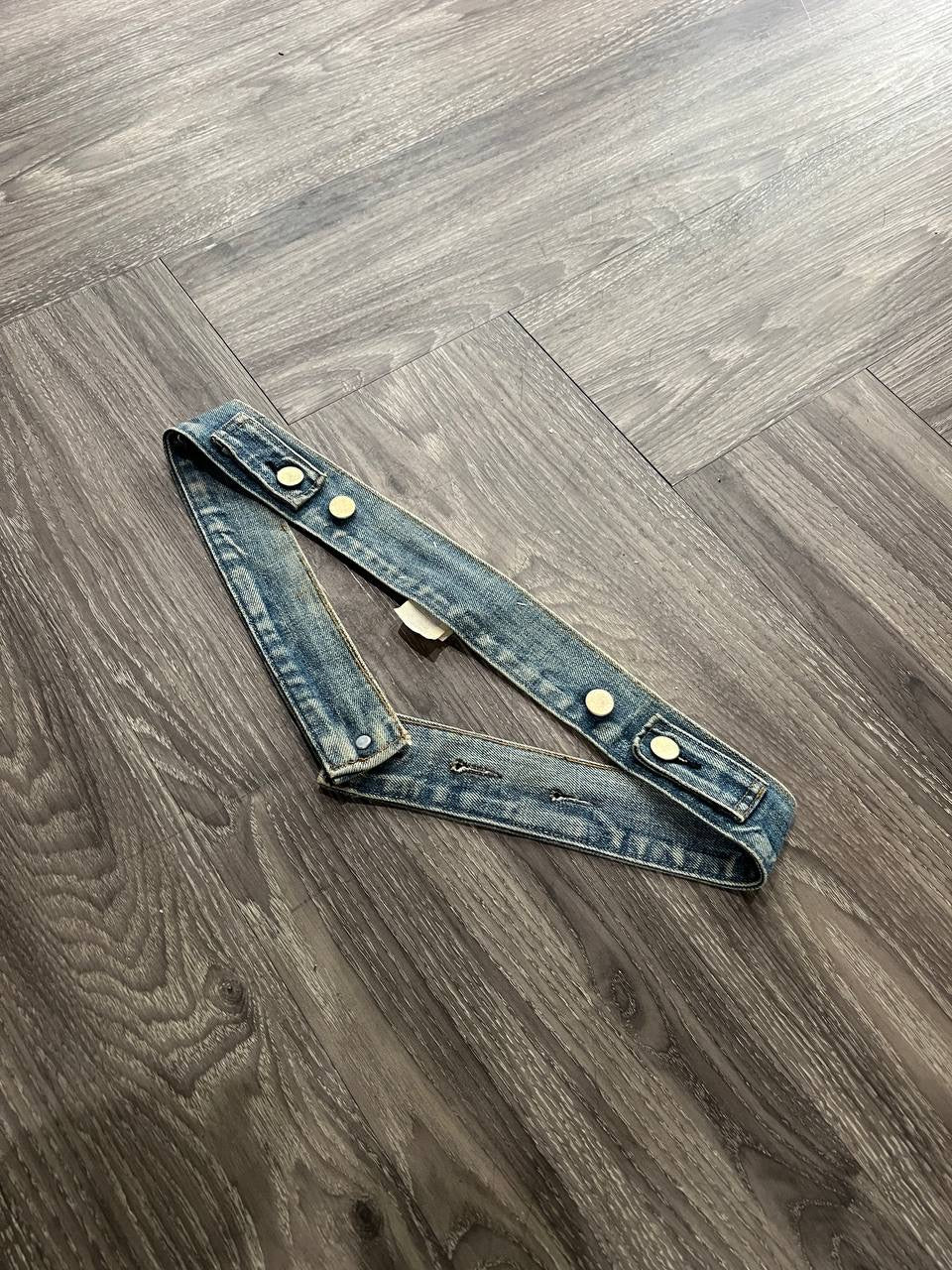AW99 Maison Martin Margiela Backstitch Artisanal Denim Belt
