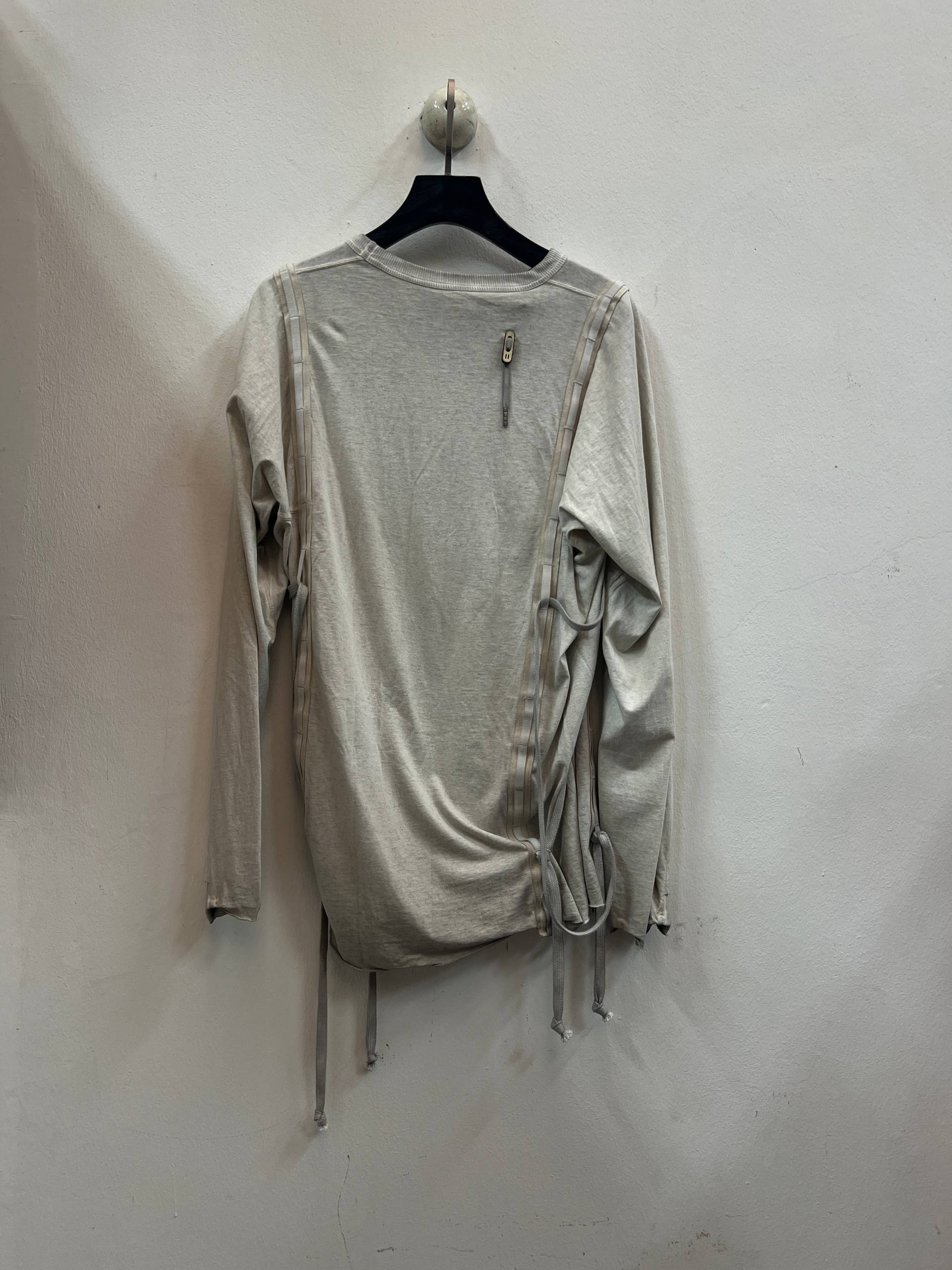 AW24 Boris Bidjan Saberi Paneled Strap Long Sleeve Shirt