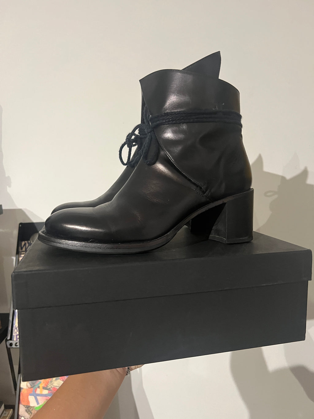 AW21 Yohji Yamamoto x CHEREVICHKIOTVICHKI Wrap Boots