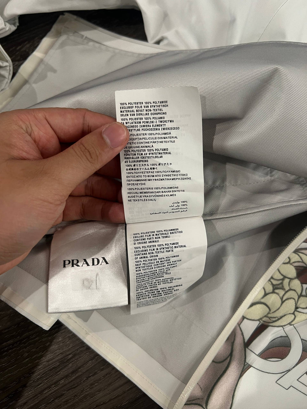 Resort 2018 Prada x James Jean Funnel Neck Rabbit Jacket