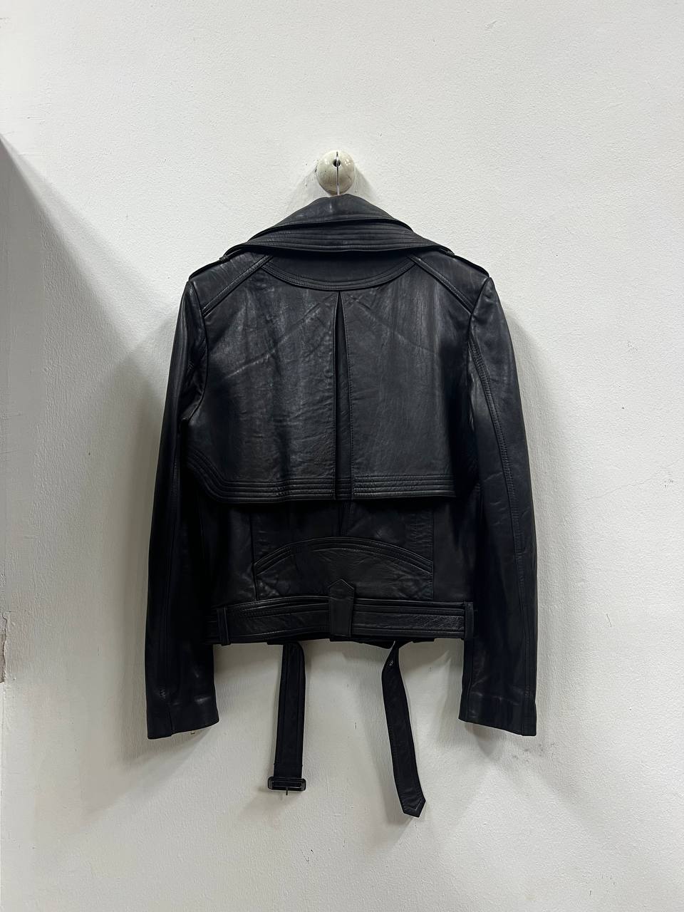 AW11 Juun.J Detachable Layered Double Rider Leather Jacket