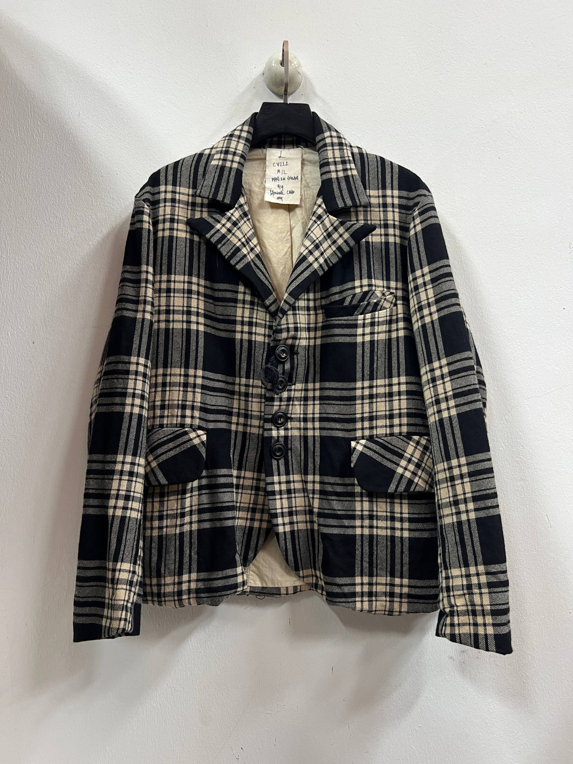 AW20 John Alexander Skelton Tea Dyed Plaid Jacket