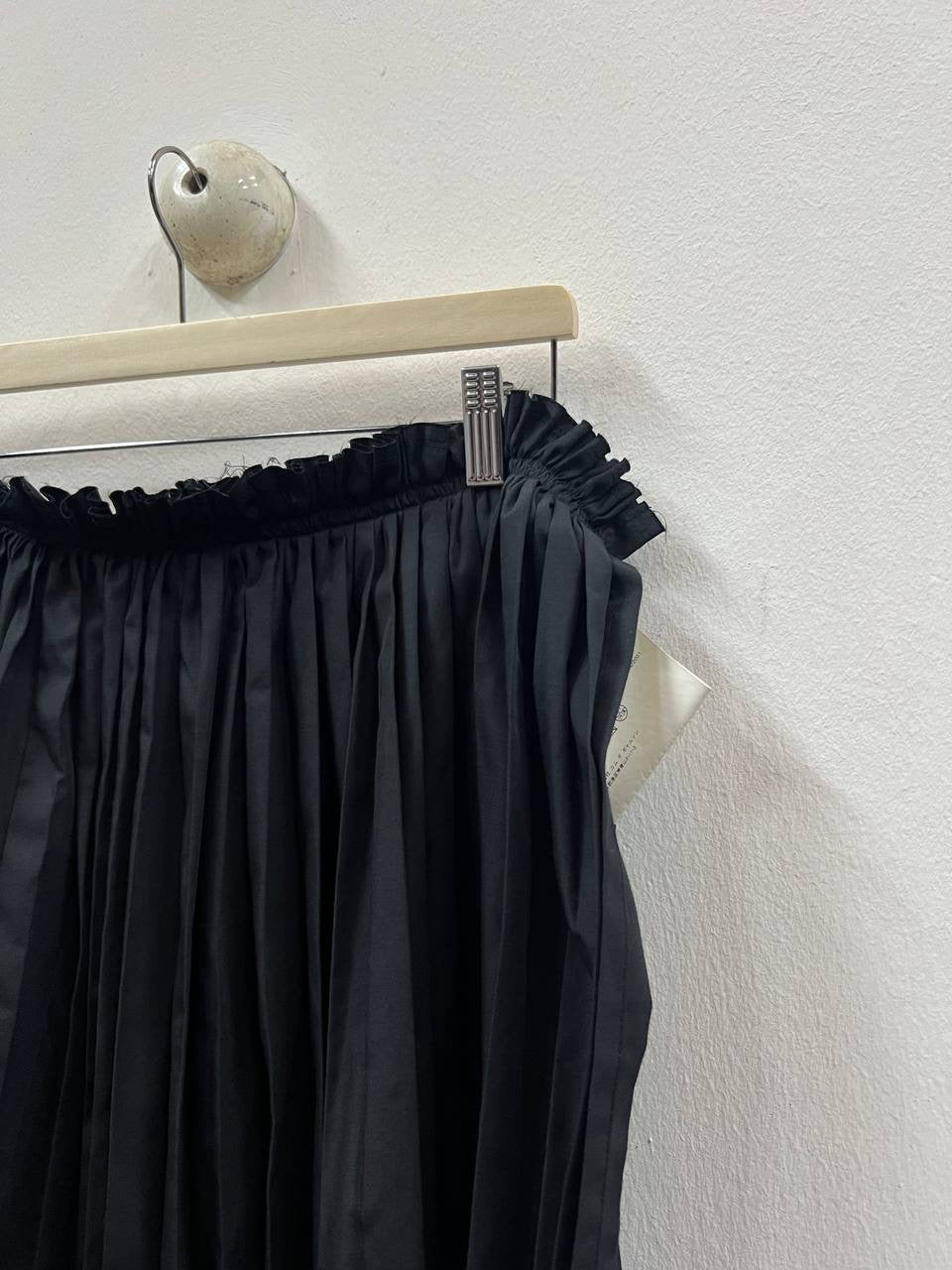 SS02 Comme Des Garcons Pleated Floral Wrap Skirt
