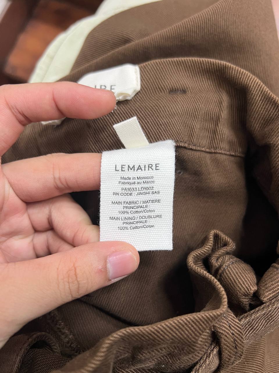 SS23 Lemaire Drawstring Judo Pants