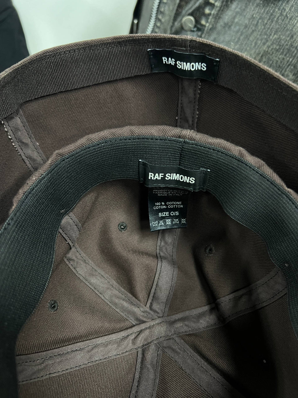 AW19 Raf Simons Double Layer Baseball Cap