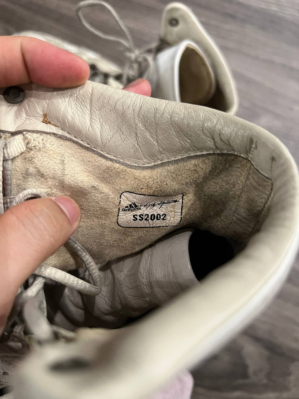 SS02 Yohji Yamamoto x Adidas Prajna Highs Leather Boxing Boots