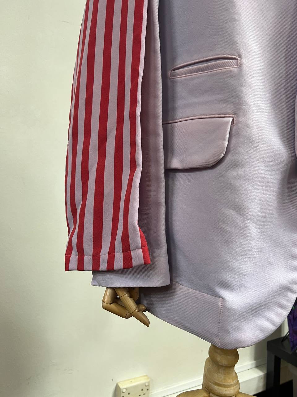 SS23 Comme Des Garcons Homme Plus “Another Kind Of Punk” 4 Sleeve Boned Hem Jester Jacket