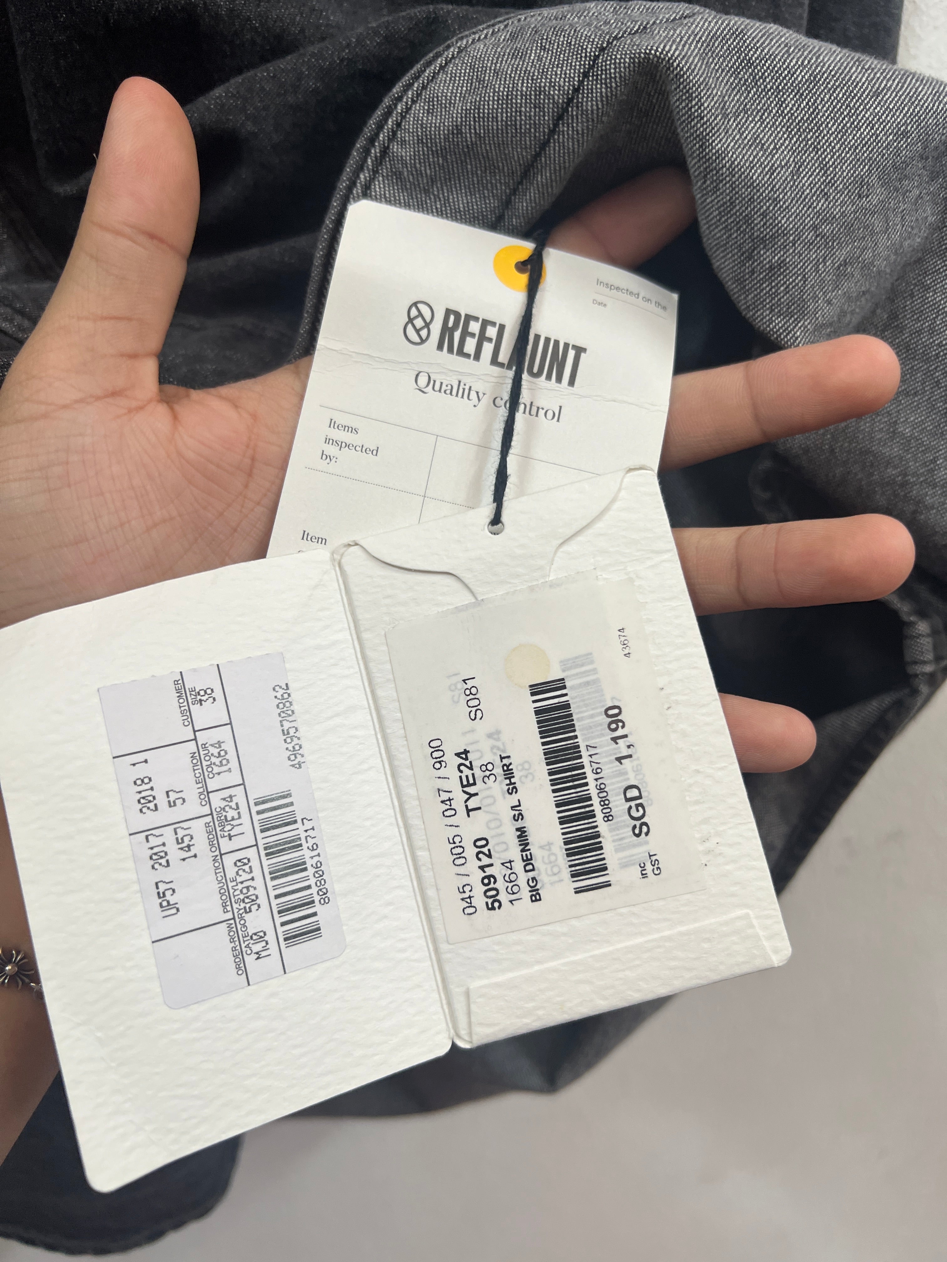 SS18 Balenciaga Europe Distressed Denim Vest