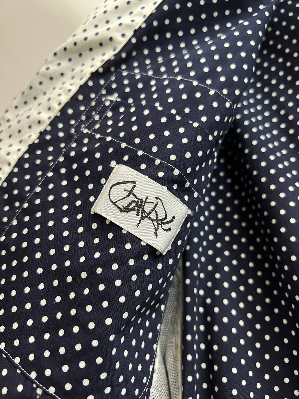 SS12 GANRYU Comme Des Garcons Deconstructed Polka Dots Jacket