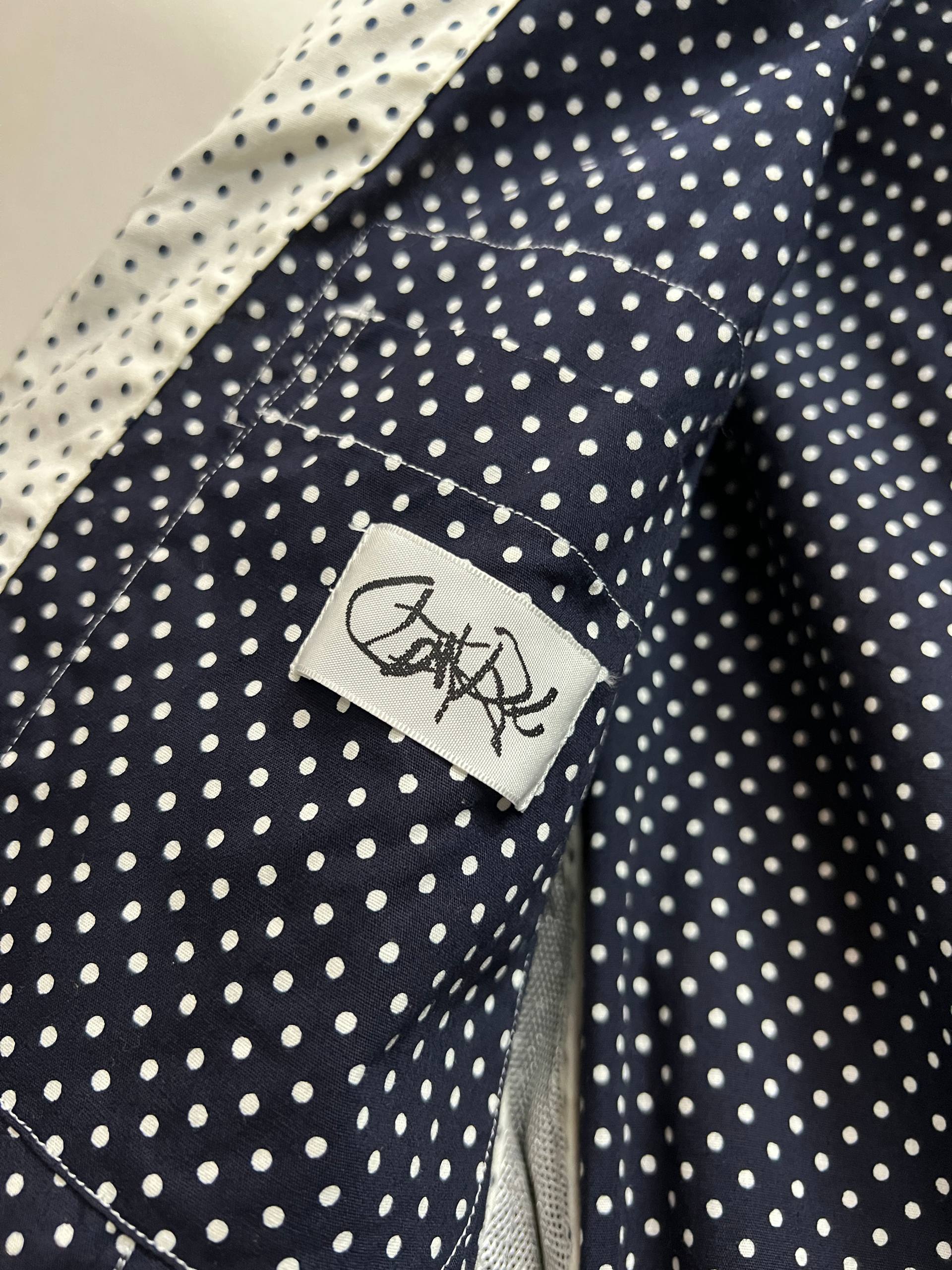 SS12 GANRYU Comme Des Garcons Deconstructed Polka Dots Jacket