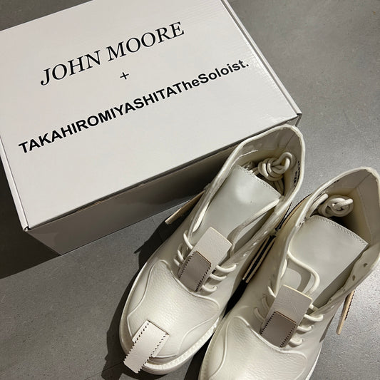 TAKAHIROMIYASHITATheSoloist x John Moore Rubber Combat Boots