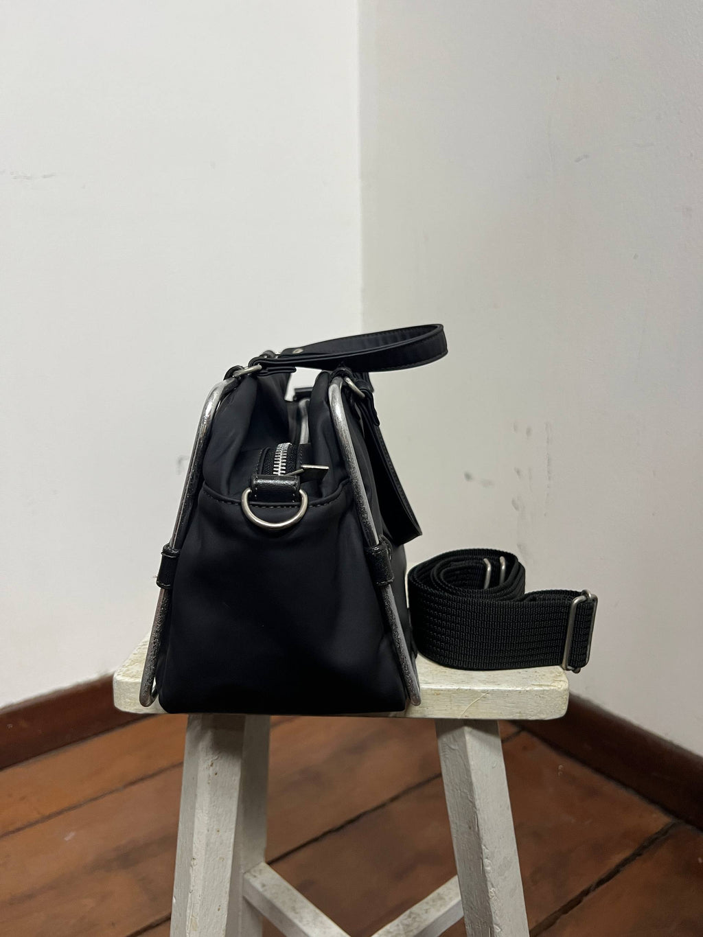 90s Jean Paul Gaultier Pipe Frame 2-way Bag