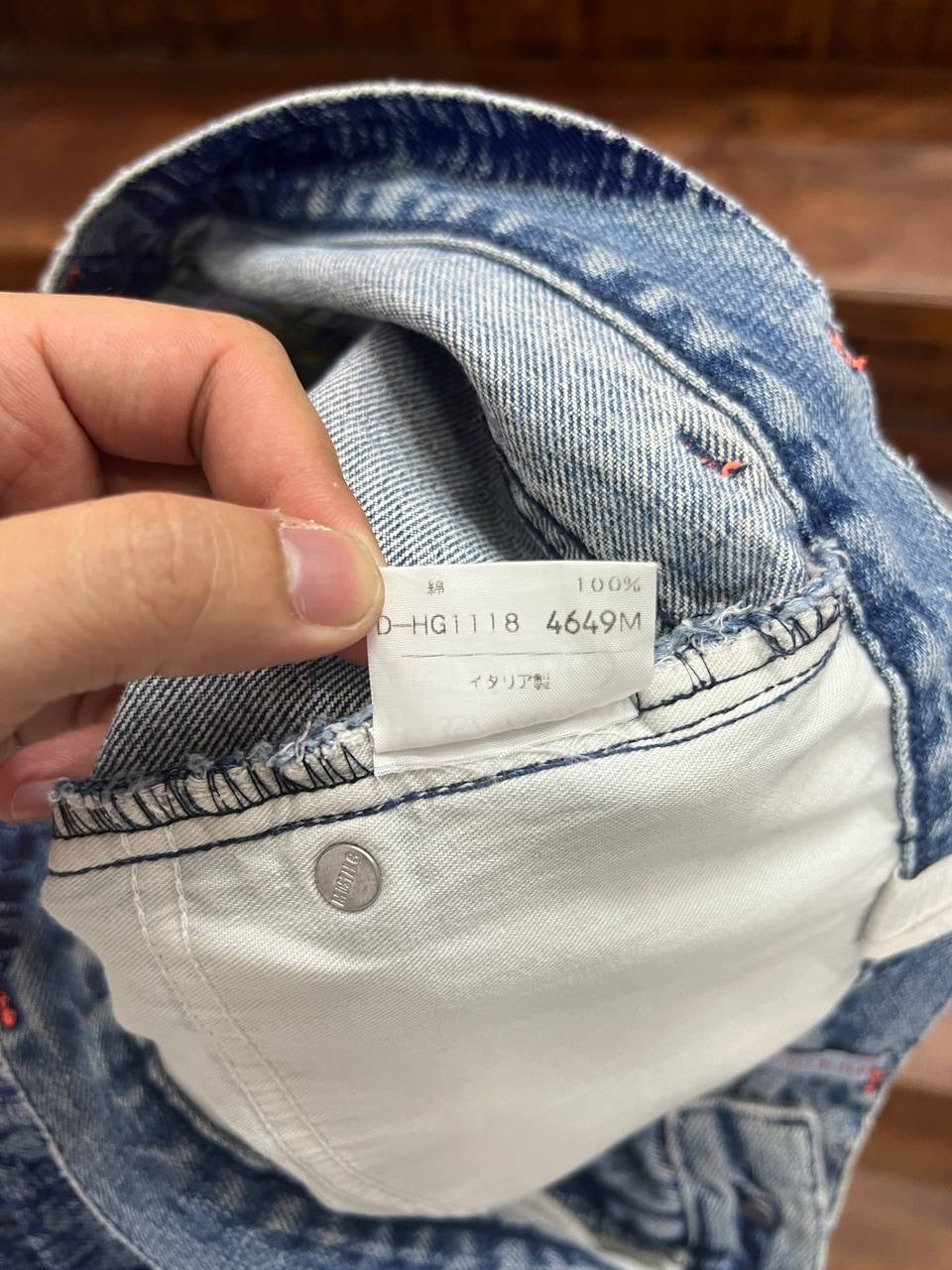 AW97 W&LT Walter Van Beirendonck Pen Scribble Denim