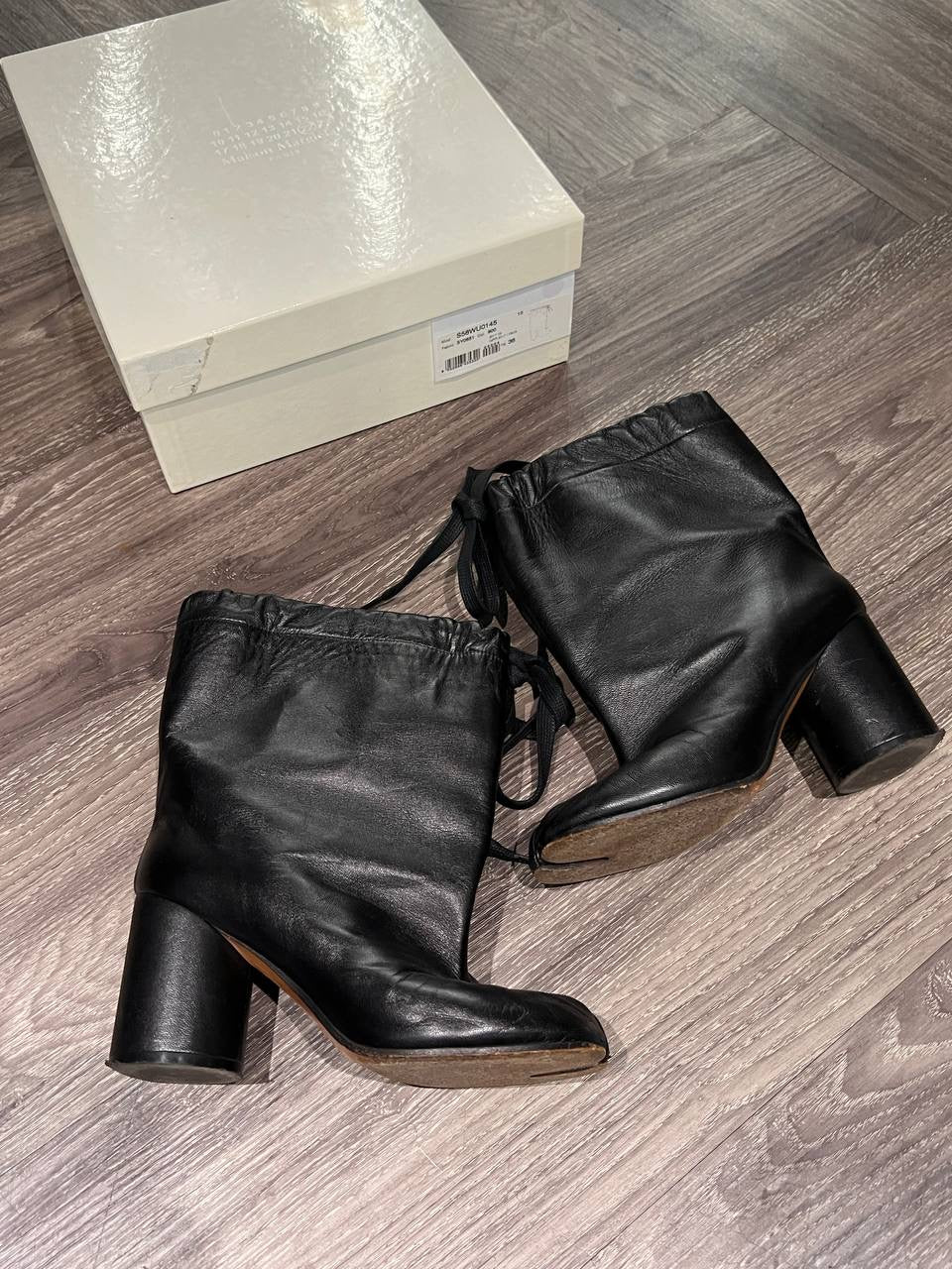 AW17 Maison Margiela Drawstring Balloon Tabi Boots