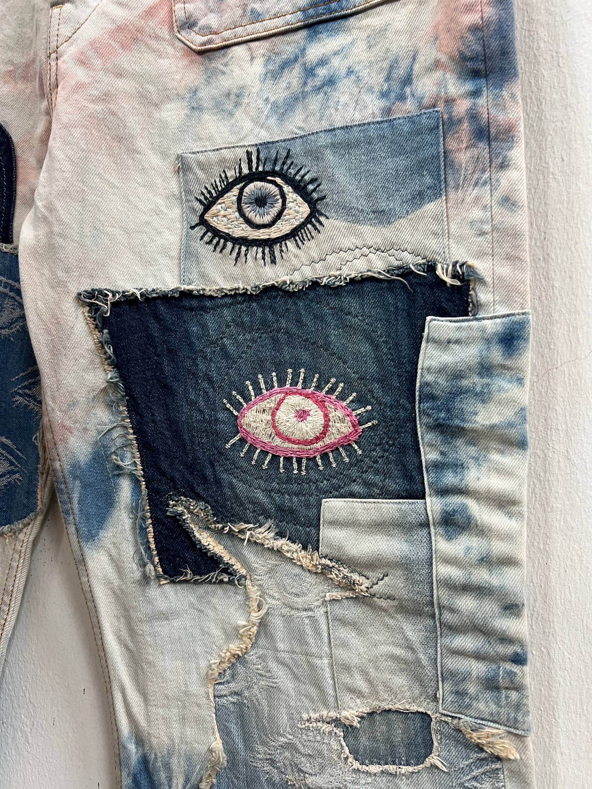 Kapital 14oz Denim 5P Rat Flare Pants (Crazy Dixie Remake)