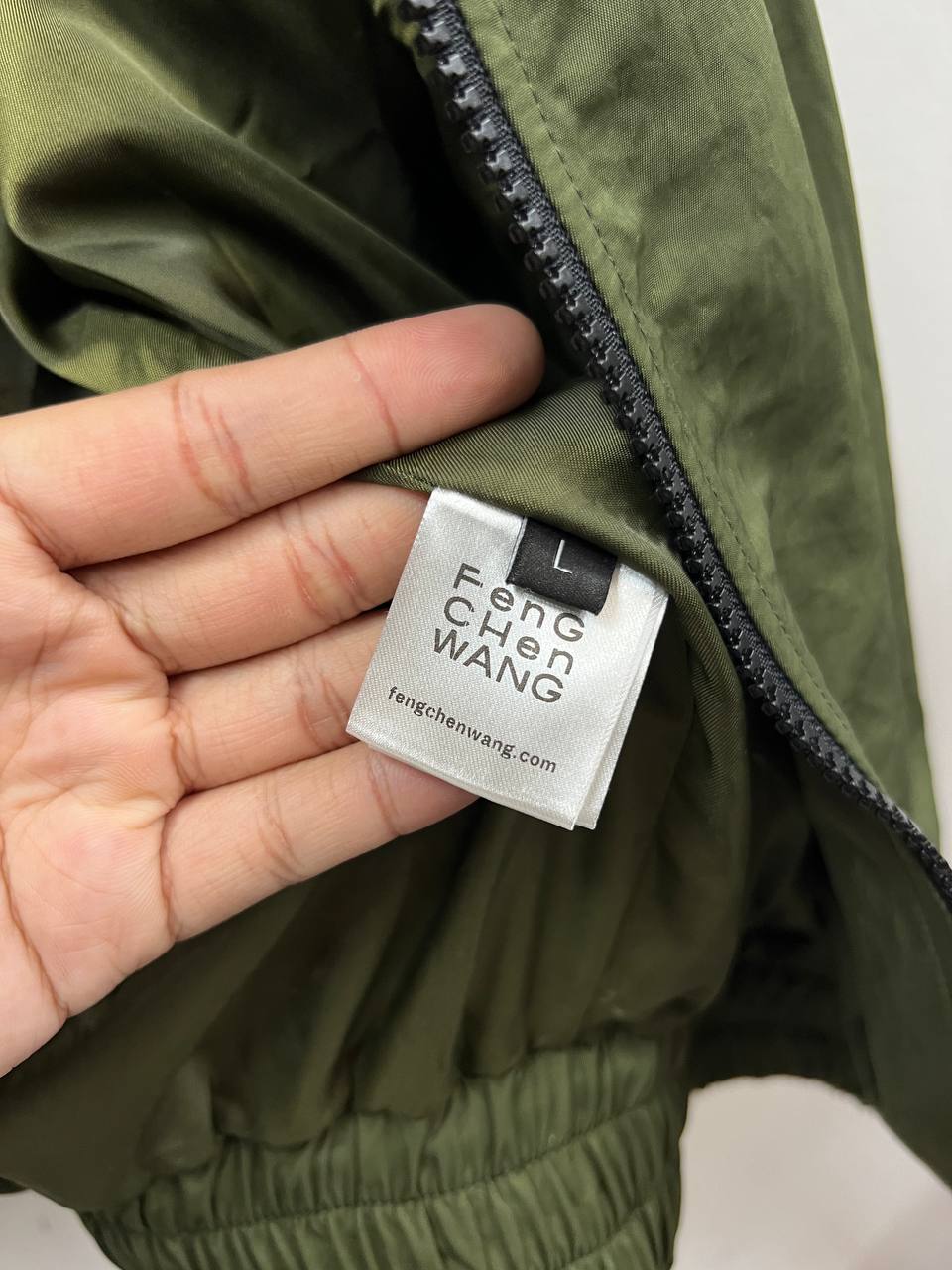 AW20 Feng Chen Wang Panelled Nylon Jacket
