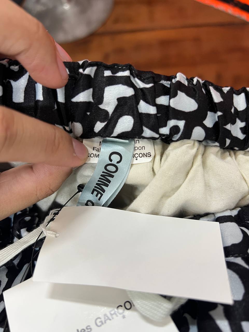 SS19 Comme Des Garcons x baanai Reversible Cut Out Skirt