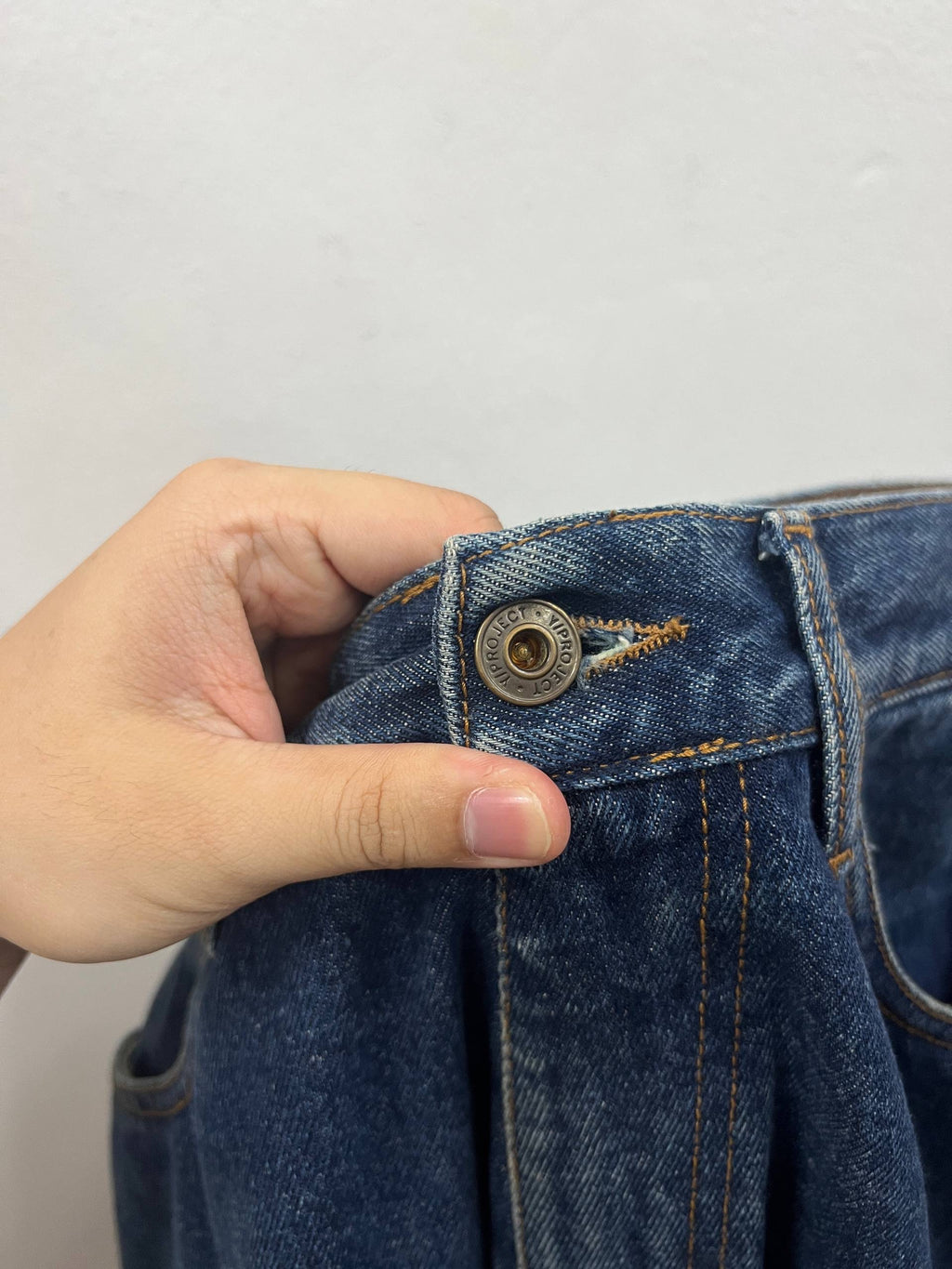 SS23 Y/Project Maxi Cuff Western Cowboy Denim