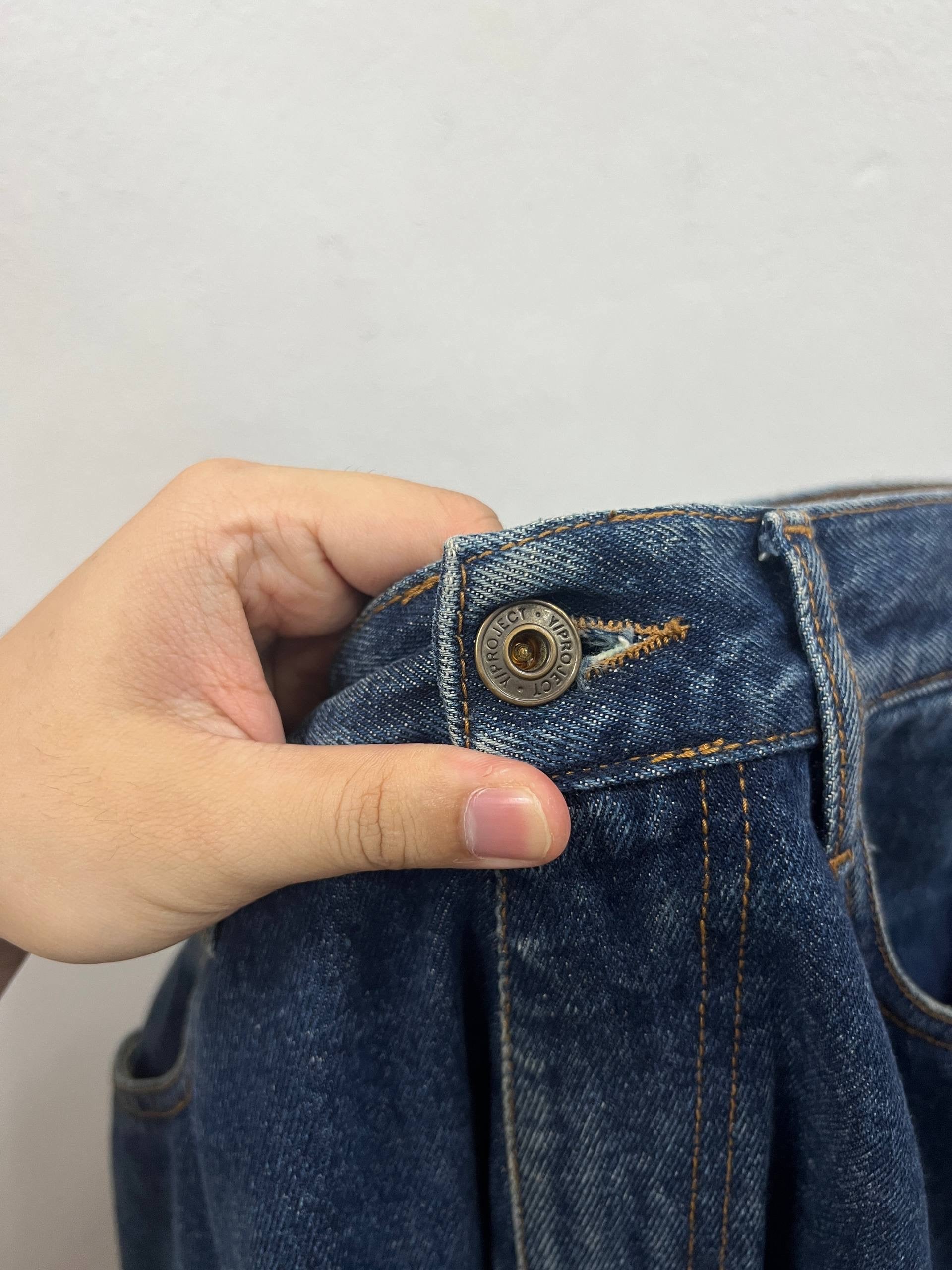 SS23 Y/Project Maxi Cuff Western Cowboy Denim